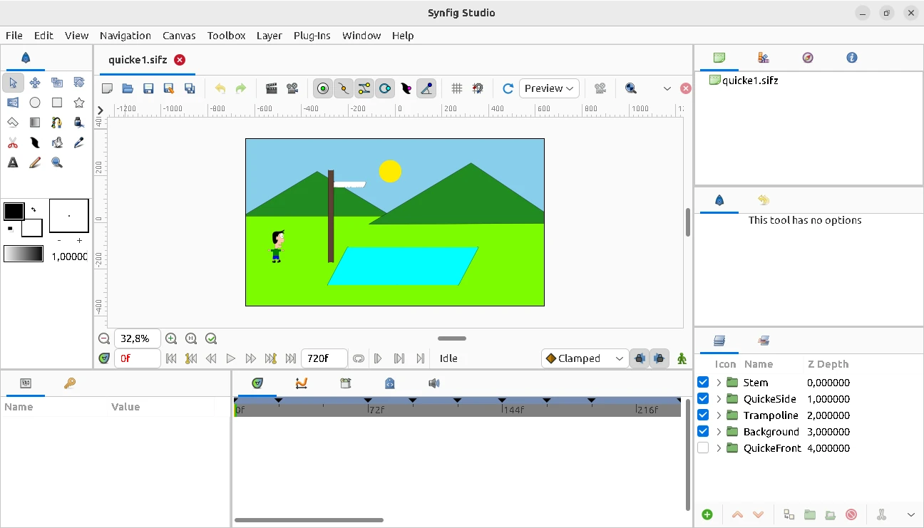 Quicke Synfig project